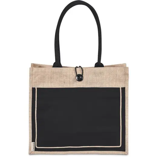 Okiyo Umi Jute & Cotton Tote Front